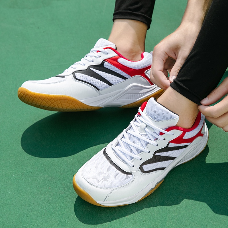 Sinh viên, giày cầu lông chuyên nghiệp, giày tennis, giày bóng bàn, giày thể thao nam, giày đôi, giày thường, lưới, thoáng khí, thoải mái  size 36-46