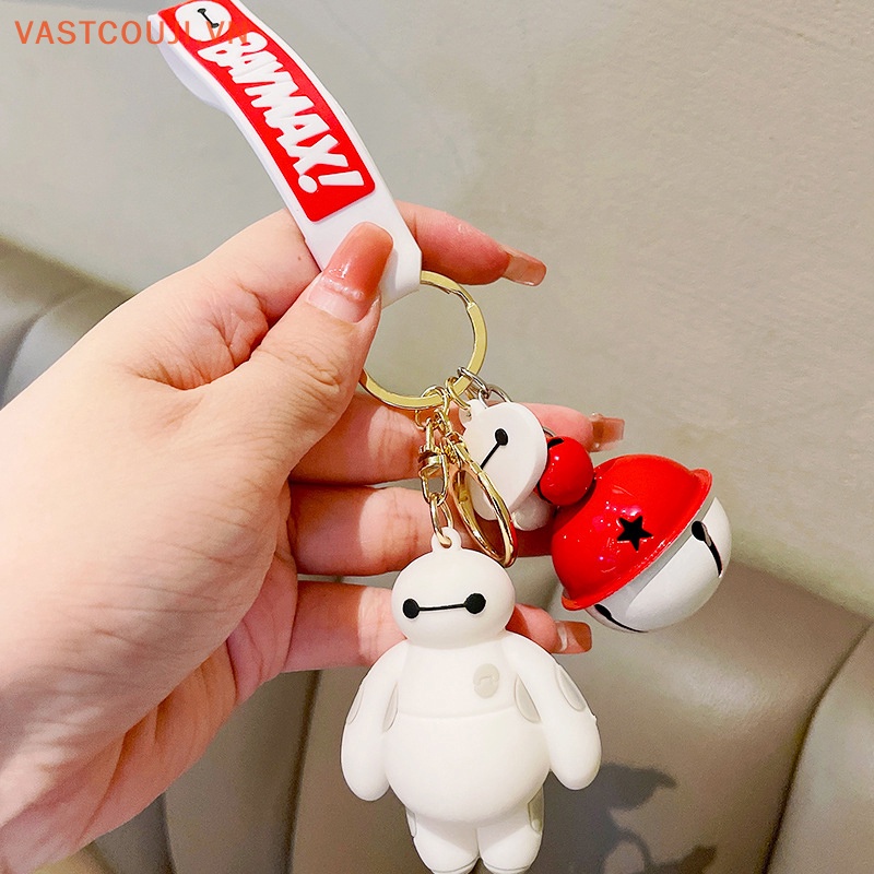 Móc Khóa Hình Búp Bê Baymax Big Hero Dễ Thương