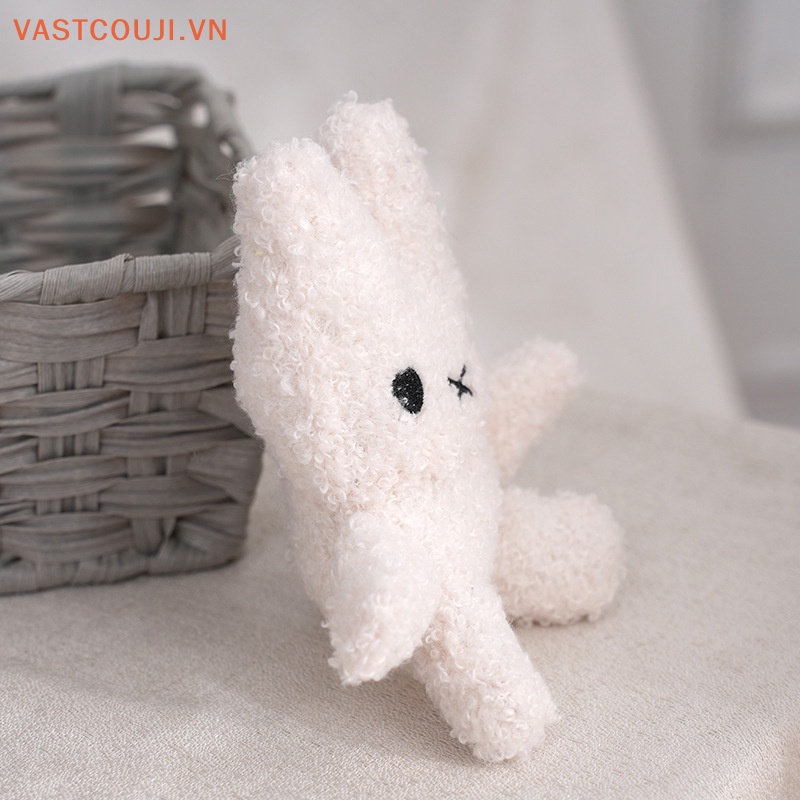 Móc Khóa Thỏ Nhồi Bông Mềm Mại Dễ Thương