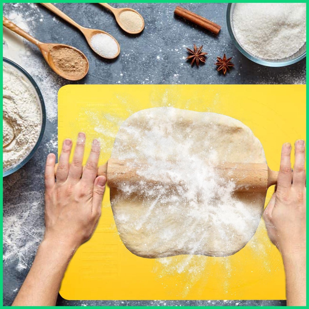 Thảm Nướng Bánh Bằng Silicon Dày Dặn Chống Dính Kích Thước 24x16Inch