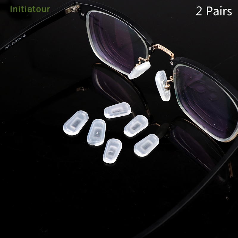 1 Cặp Đệm Mũi Silicone Chống Trượt Cho Mắt Kính