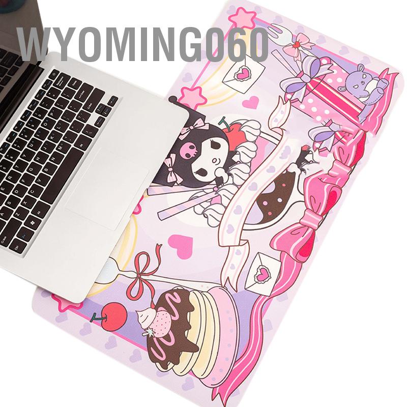 Wyoming060 Bàn Làm Việc Thảm Để Miếng Lót Chuột Hoạt Hình Dễ Thương Chống Trơn Trượt Nước Da Nhân Tạo Mềm Mại Bảo Vệ