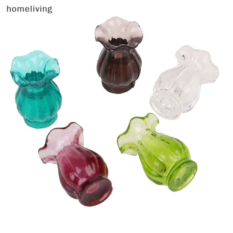 Bình Hoa Gốm Mini Tỉ Lệ 1: 12 Dùng Để Trang Trí Nhà Búp Bê