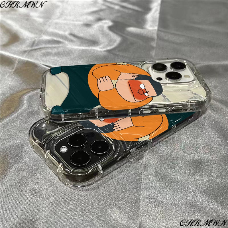 Ốp Điện Thoại Mềm Trong Suốt Hình Chú Hổ Mập Cho iPhone14promax 1312 / 11 7 / 8plus xr / sins 9PBC