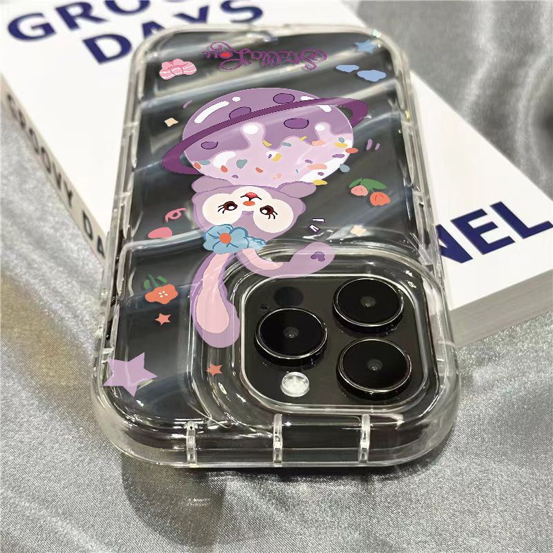 Ốp Điện Thoại Mềm Trong Suốt Hình Hành Tinh Delu Cho iPhone14promax 1312 / 11 7 / 8plus xr / sins KJWT