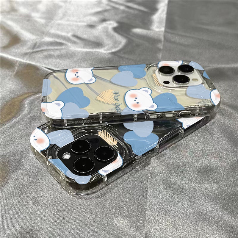 Ốp Điện Thoại Mềm Trong Suốt In Hình Gấu Nhỏ Dễ Thương Cho Iphone 11sins / little Bear 7 xr8 14Promax1312