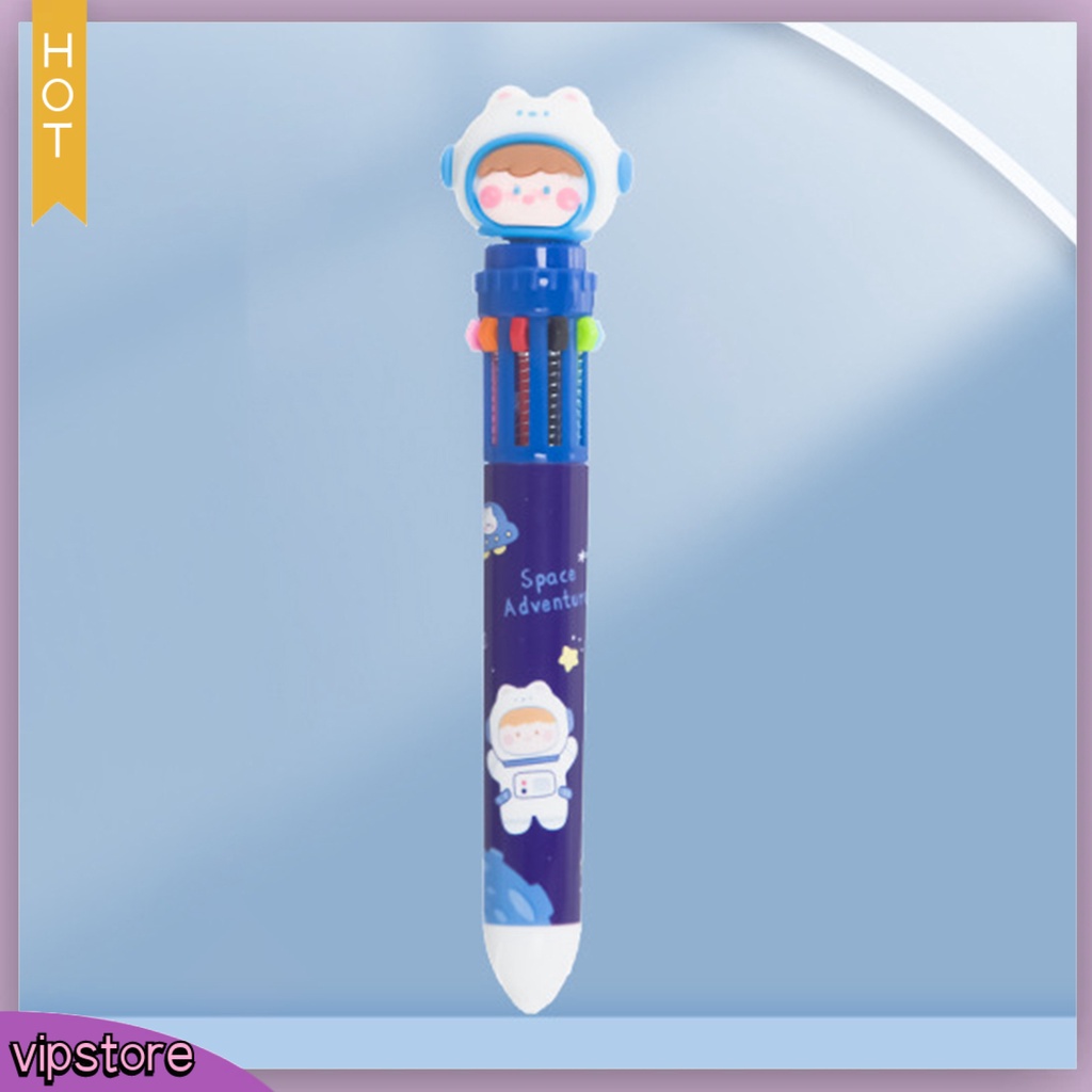 <VIP> Bút Bi Dạng Đẩy Thoải Mái Mềm Mịn Hình Thỏ Hoạt Hình Cho Học Sinh