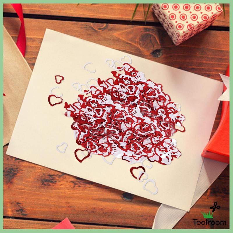 Bông Giấy Hình Trái Tim Lãng Mạn Dùng Trang Trí Tiệc Cưới / Sinh Nhật