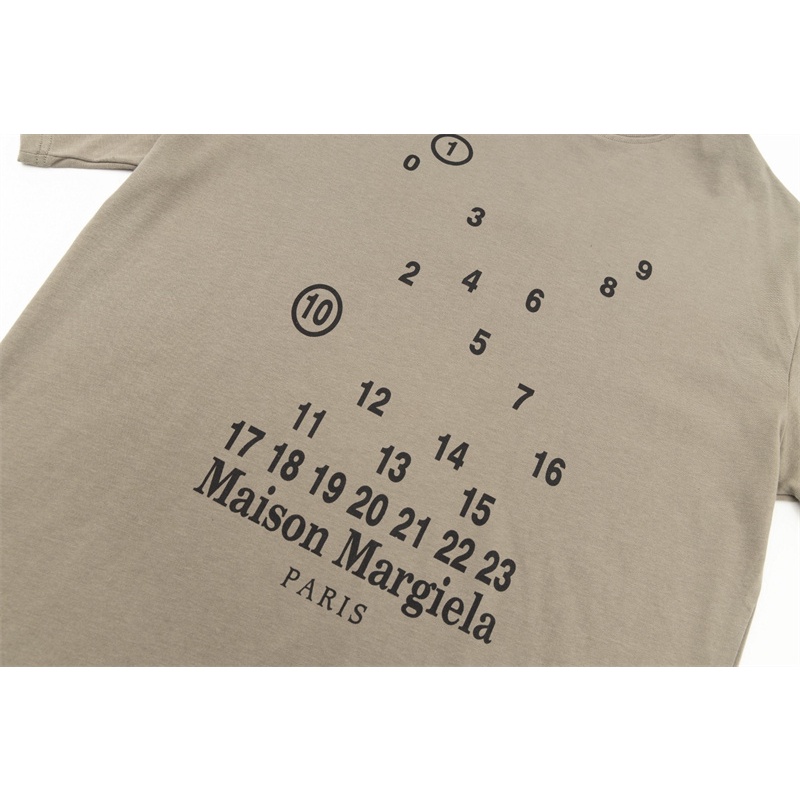 : Argiela :rend classic letter logo in loose high-quality casual short sleeve -shirt cho nam và nữ