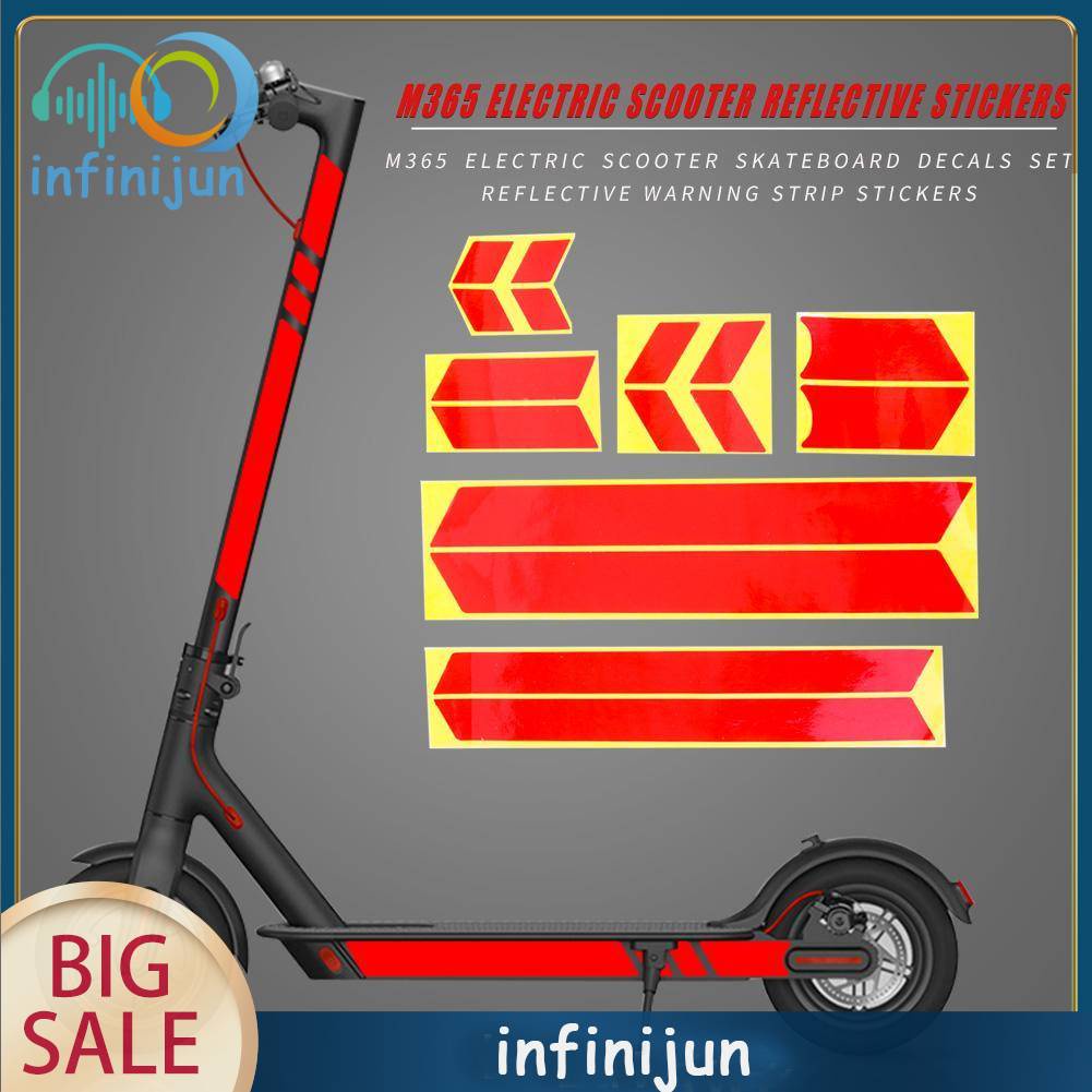 Miếng Dán Phản Quang An Toàn Cho Xe Scooter Xiaomi Mijia M365