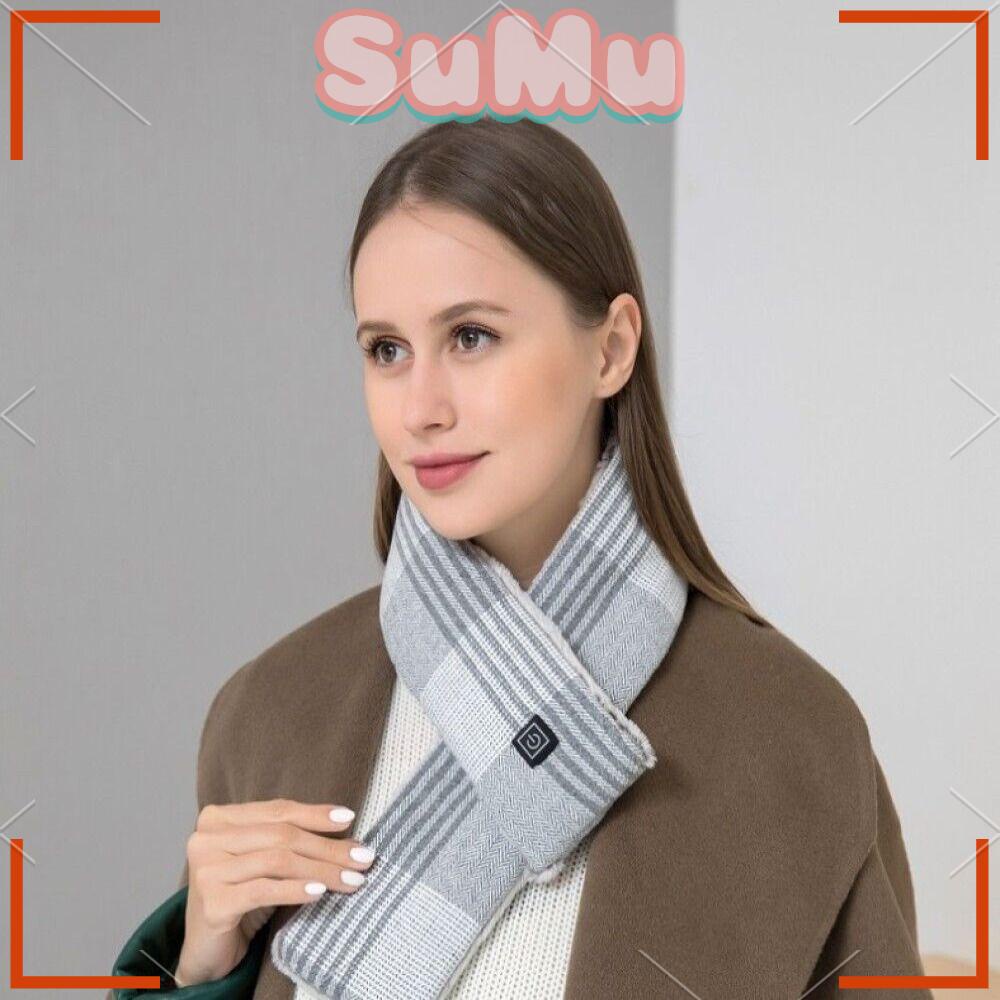SUMU Khăn Choàng Sưởi Ấm Bằng Điện Có Thể Sạc Lại Dành Cho Nam Nữ