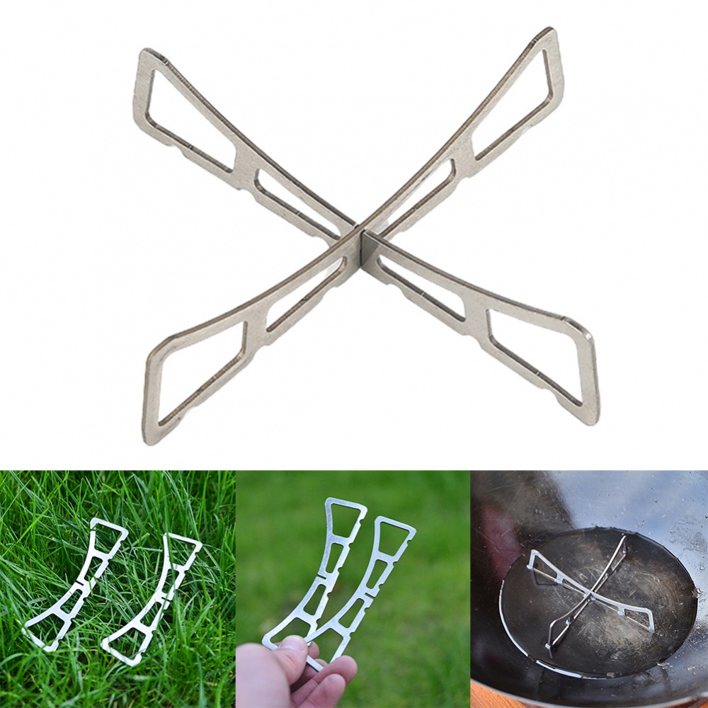 Giá Đỡ Nồi Bằng Thép Không Gỉ Tiện Dụng Khi Đi Cắm Trại