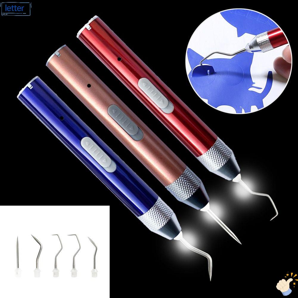 Bút Khắc Vinyl Có Đèn LED Có Thể Sạc Lại Dùng Làm Cỏ DIY