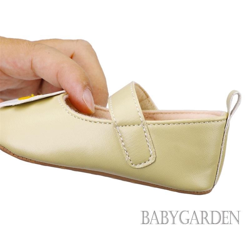 Giày Đế Phẳng Bằng PU Đính Hoa Trang Trí Dành Cho Bé Gái Sơ Sinh Dự Tiệc / Lễ Hội