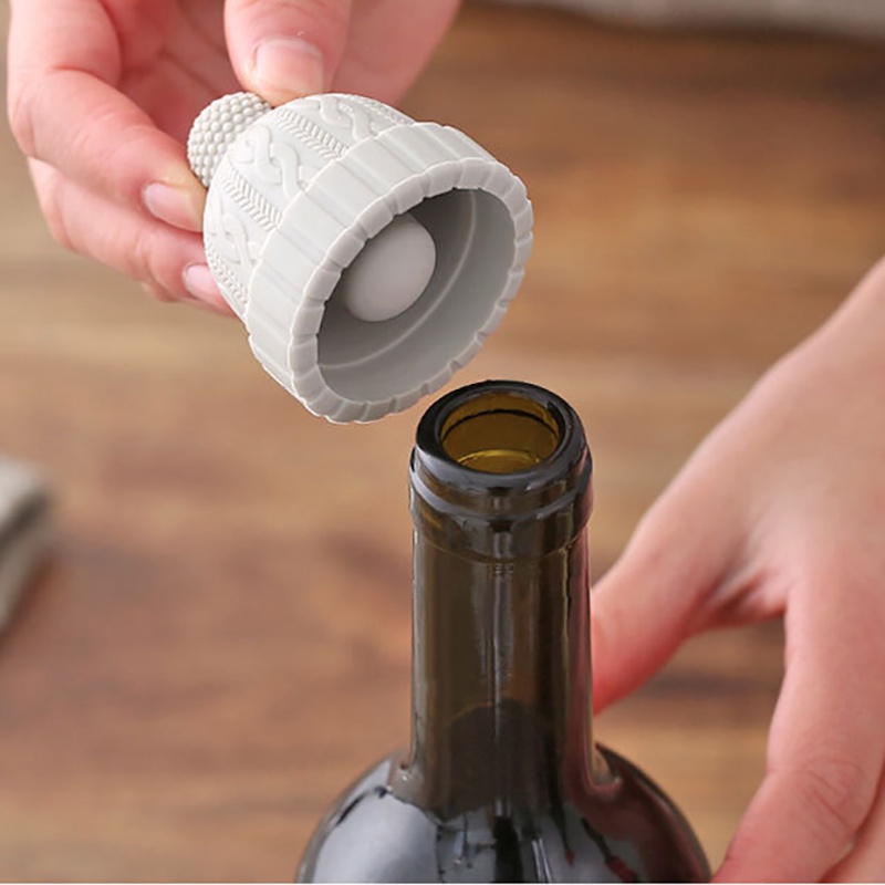 Nút Chặn Chai Rượu Vang Bằng Silicone Tiện Dụng