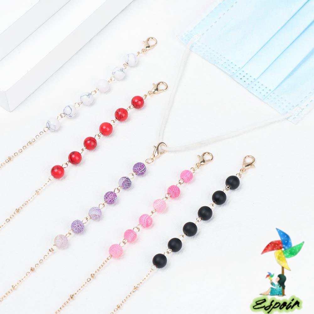 ESPO Dây Đeo Mắt Kính Đính Hạt Pha Lê Chống Trượt Thời Trang