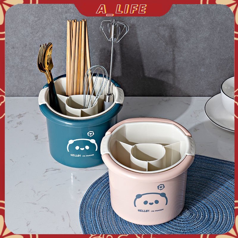 A - LIFE Hộp Đựng Đũa / Dao / Nĩa Cỡ Lớn Tiện Dụng Cho Nhà Bếp