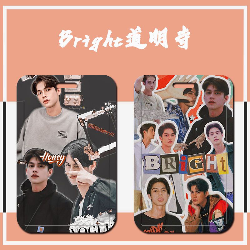 Ví Đựng Thẻ ID / Thẻ ID Họa Tiết Hoạt Hình Anime Thái Lan F4 Sáng Tùy Chỉnh Cho Học Sinh /