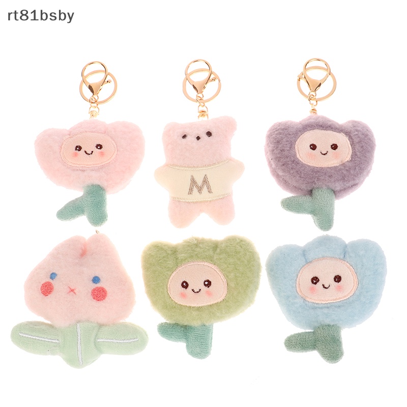 Móc Khóa Gấu Bông Tulip Dễ Thương