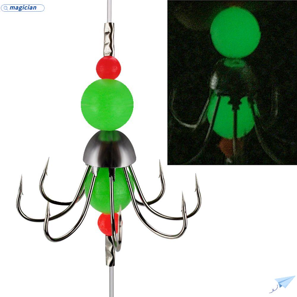 Móc Câu Cá Hình Bạch Tuộc Phát Sáng Trong Đêm Chất Lượng Cao