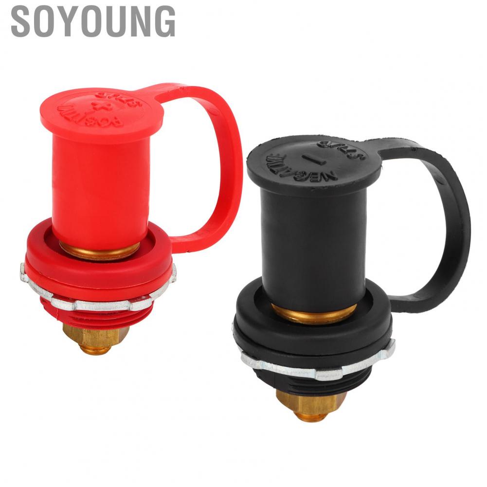 Soyoung Post Color Coded Terminal Stud Rustproof 3/8 in Stable for Cars Boats