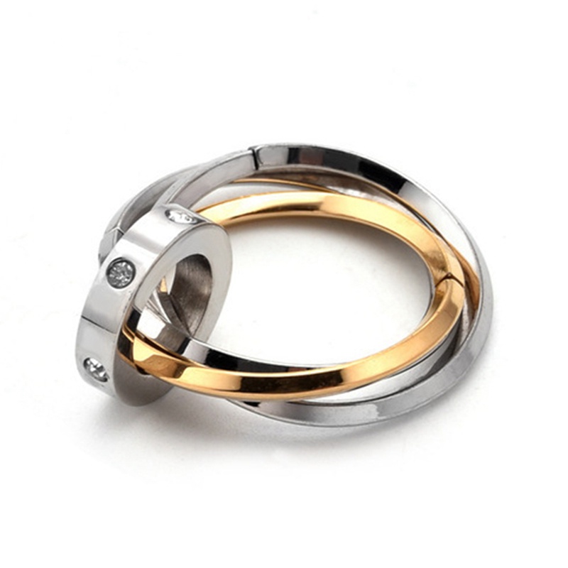 Ygt Vòng cổ Mặt Hình Chiếc Nhẫn Bằng Thép Không Gỉ Phong Cách Retro Cá Tính Cho Nam