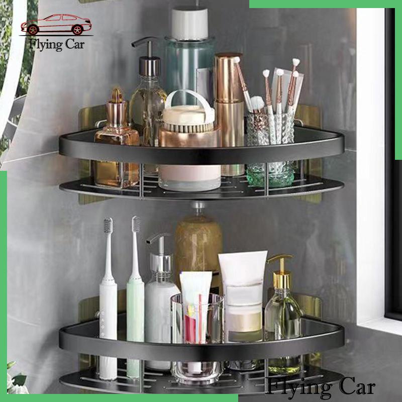 Giá Đỡ Gắn Góc Tường Không Cần Khoan Tiện Dụng Cho Phòng Tắm Khách Sạn