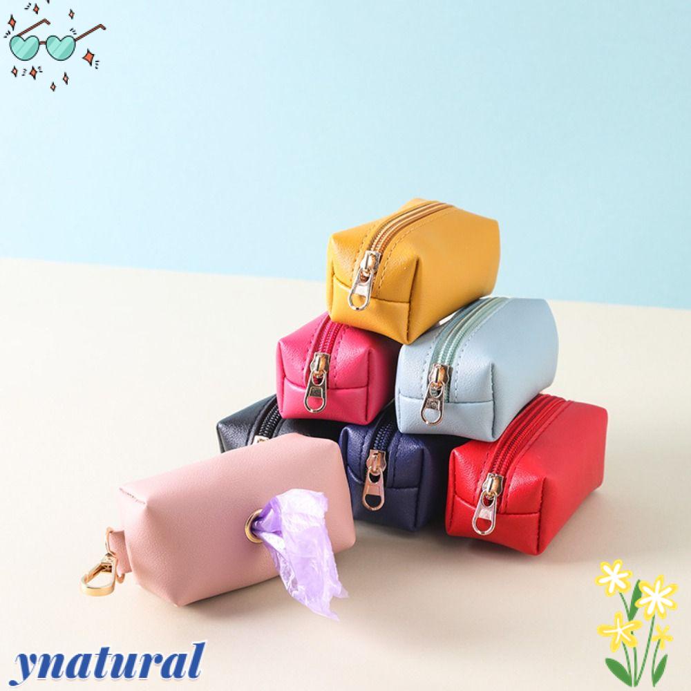 YNATURAL Bộ 2 Túi Đựng Rác Mini Bằng Da Bền Tiện Lợi Dành Cho Thú Cưng