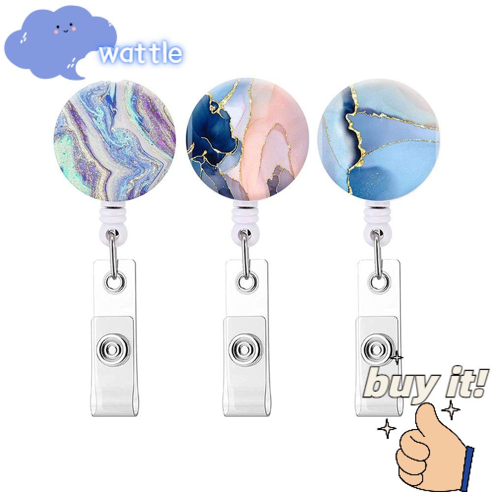 WATTLE Set 3 Giá Đỡ Móc Chìa Khóa Bằng ABS Có Thể Thu Gọn Cho Văn Phòng