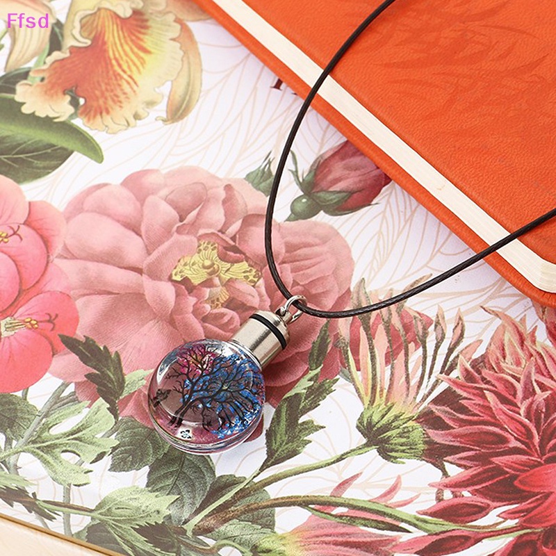 {Ffsd} Vòng cổ Mặt Quả Cầu Kính Phát Quang Cho Nữ