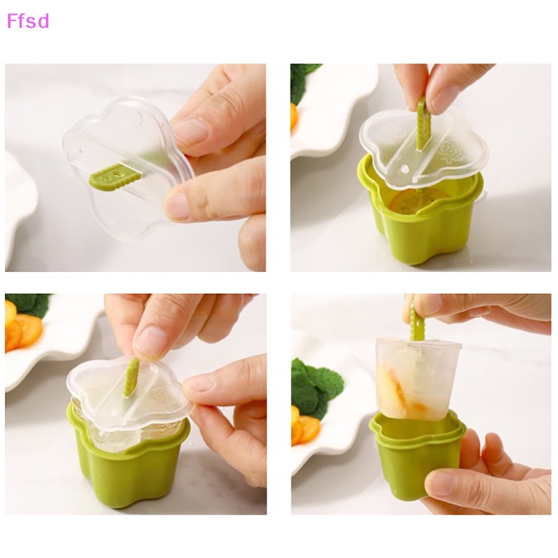 Bộ 3 Khuôn Làm Kem Mini Có Tay Cầm Tiện Dụng