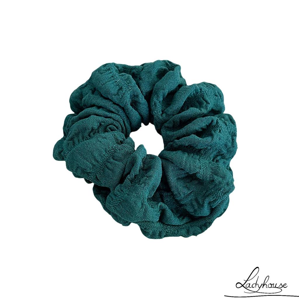 Dây Cột Tóc Co Giãn Màu Trơn Ngọt Ngào Cho Nữ