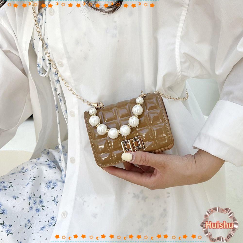 HS Túi Đeo Chéo Da Pu Mini Màu Kẹo Ngọt Thời Trang Cho Nữ