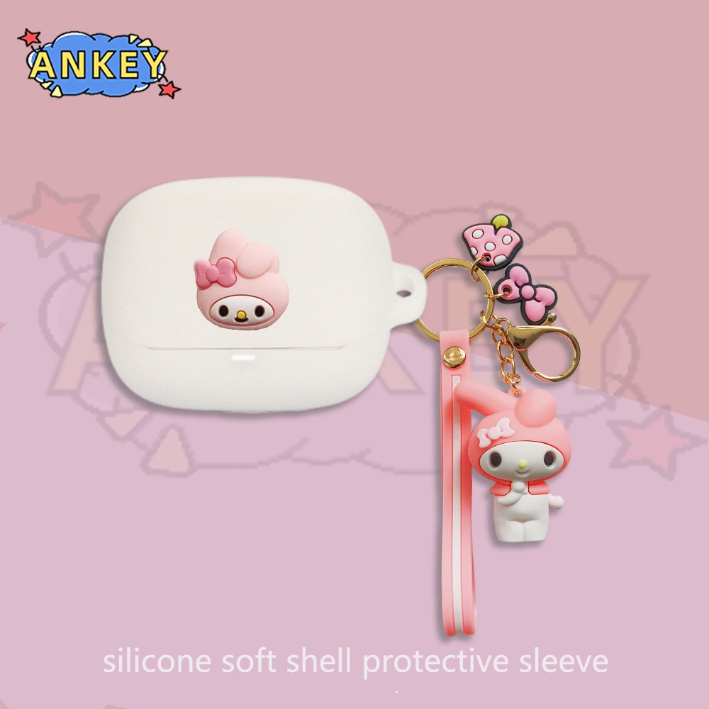 For Baseus Bowie M2s M2 M2+ E9 W3 Case Earphone Silicone Case Black Kuromi Earbuds Soft Protective Headphone Cover Headset Skin