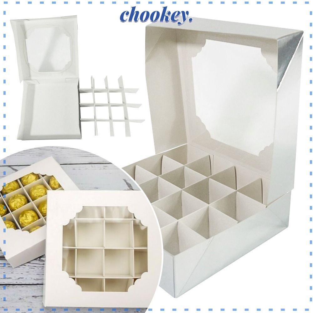 CHOOKEY Set 5 Hộp Quà Trong Suốt Trưng Bày Đồ Lưu Niệm