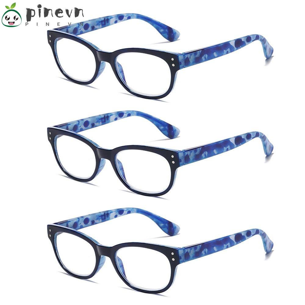 PINEVN Kính Đọc Sách Gọng Hoa Siêu Nhẹ Thoải Mái