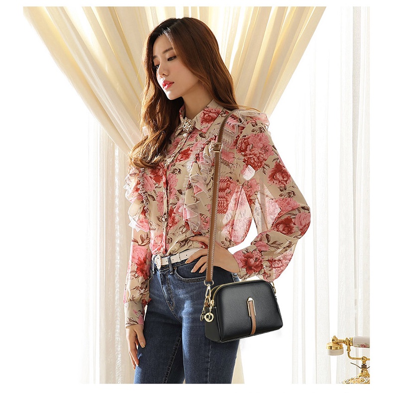 Túi Đeo Chéo Hình Vỏ Sò Phong Cách Hàn Quốc Thời Trang Xuân Hè Cho Nữ