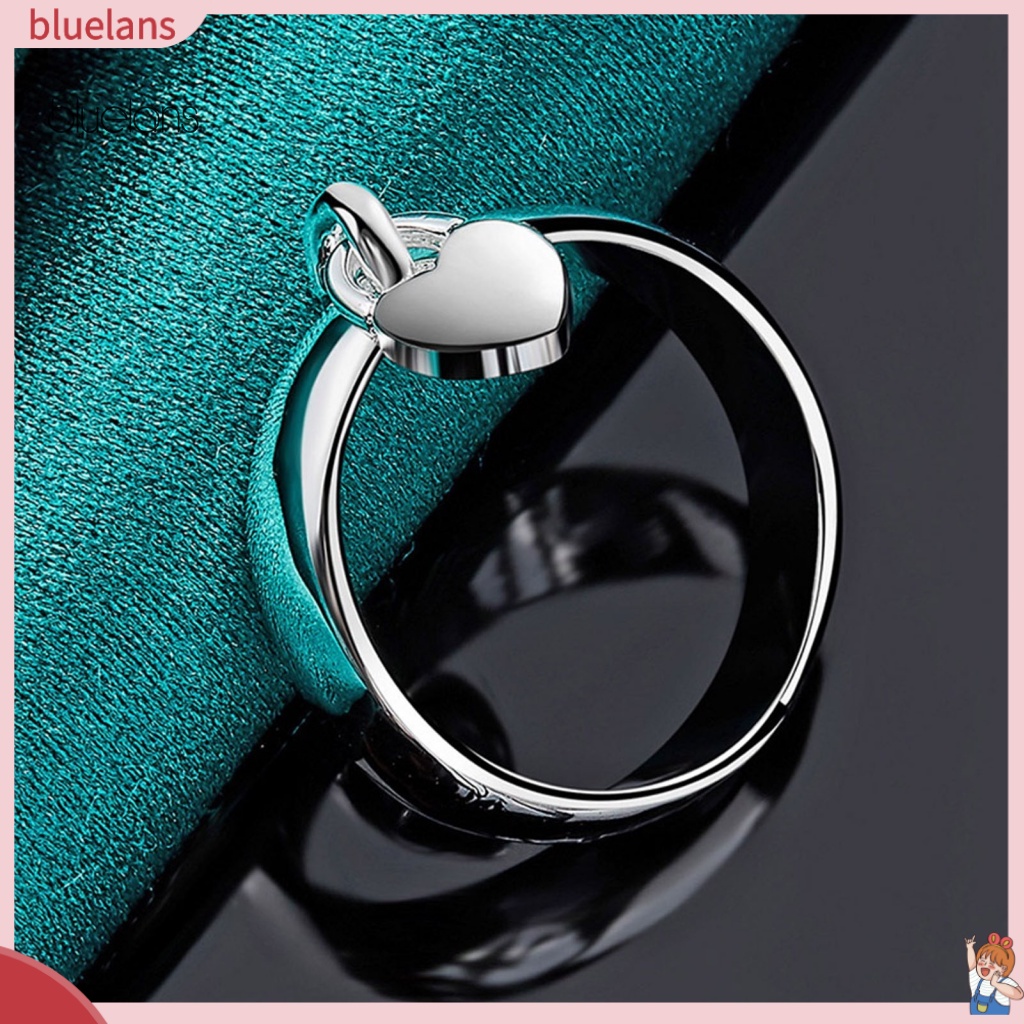 Nhẫn Cưới Bằng Hợp Kim Mạ Điện Hình Trái Tim Dễ Thương Cho Nữ