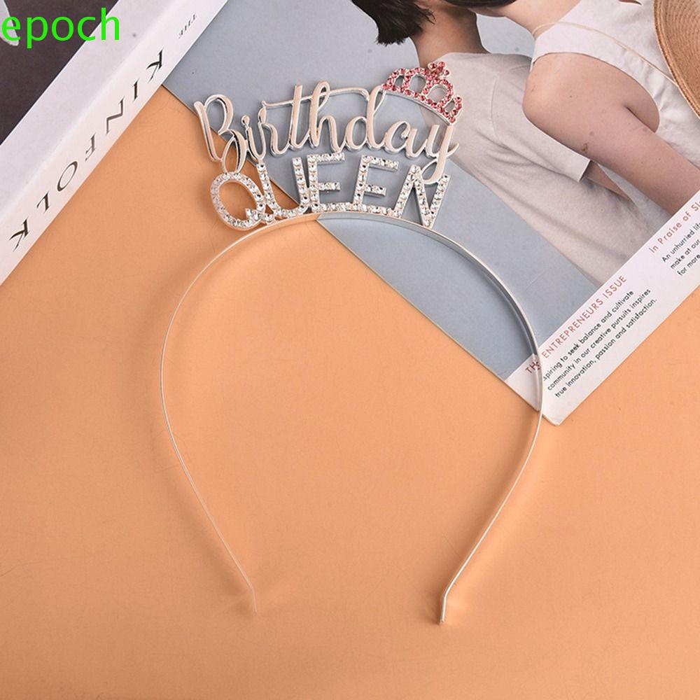 EPOCH Cài Tóc Chữ Queen / Queen Bằng Hợp Kim Đơn Giản Thời Trang