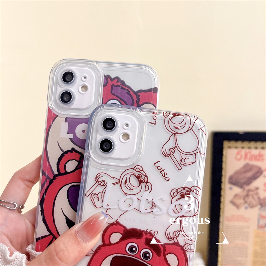 Ốp Điện Thoại Hình Gấu Cho Vivo Y15A Y15s Y12A Y12s Y20 Y20s Y20i Y17 Y15 Y12 Y21 Y21s Y21A Y21T Y33s T1x Y01 Y1s Y51 Y31 Y95 Y93 Y91 Y50