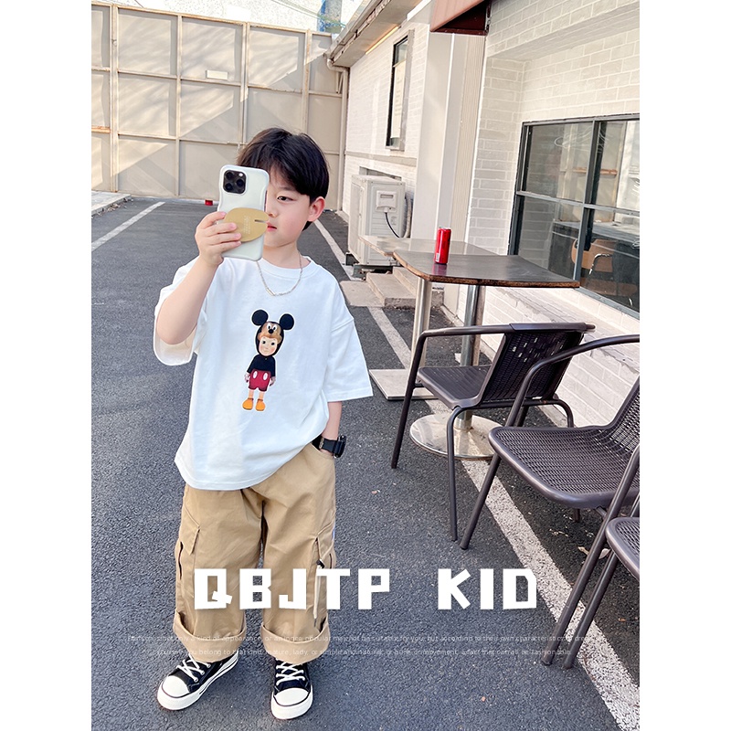 Áo Thun Oversize Tay Ngắn Unisex Bằng Cotton 2023