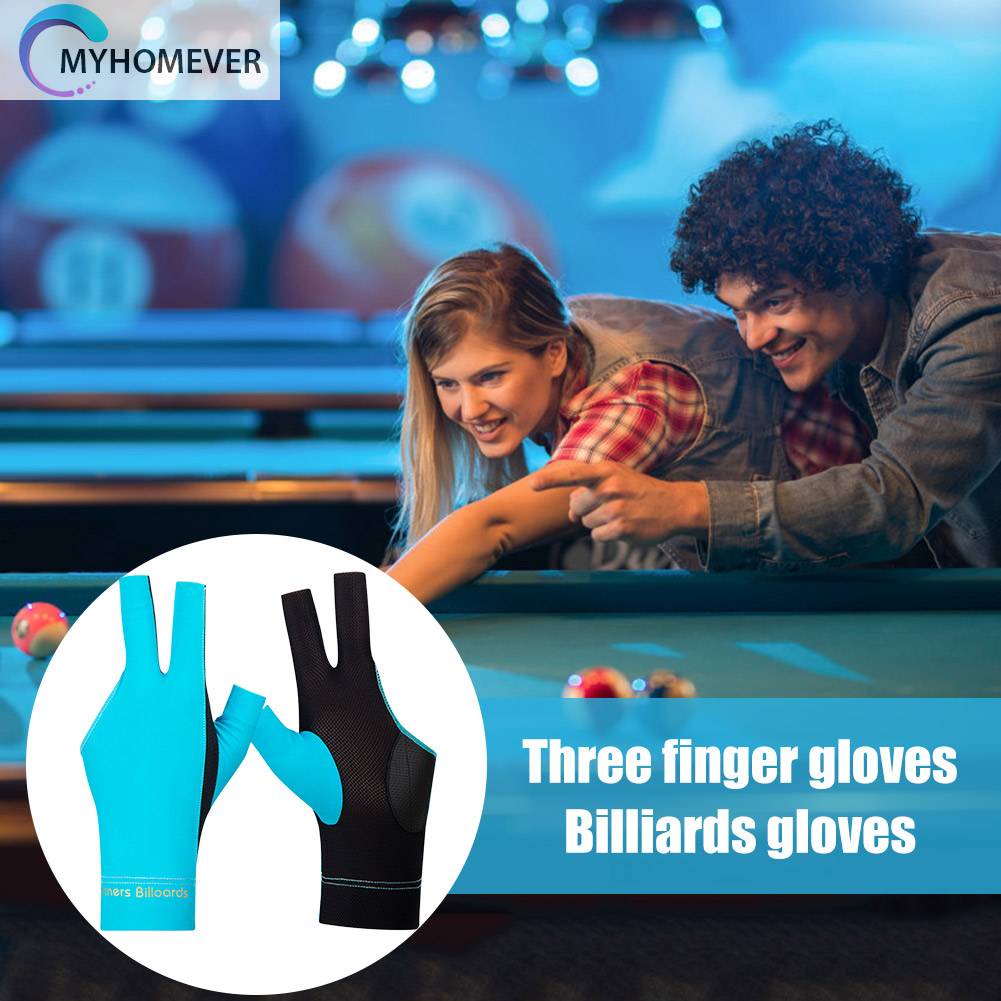 1 Đôi Găng Tay Hở Ngón Chống Trượt Trọng Lượng Nhẹ Dùng Để Luyện Tập Bida