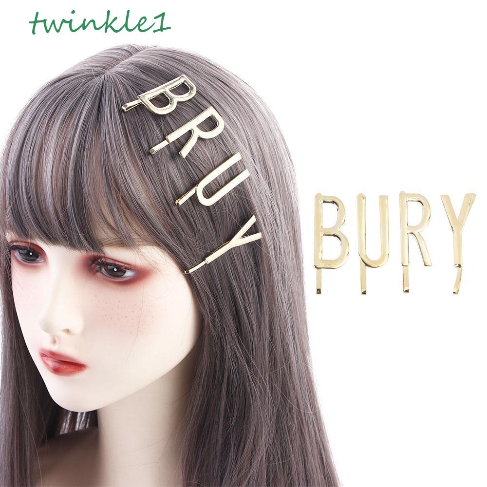 TWINKLE Kẹp Tóc Họa Tiết Hình Học Dễ Thương Phong Cách Hàn Quốc