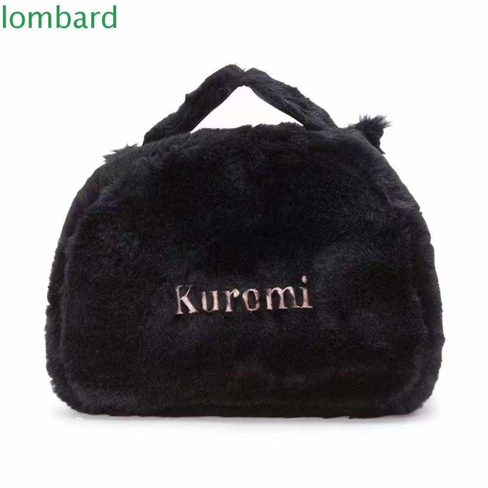 Túi Đựng Mỹ Phẩm Kuromi Nhồi Bông Cỡ Lớn Tiện Dụng