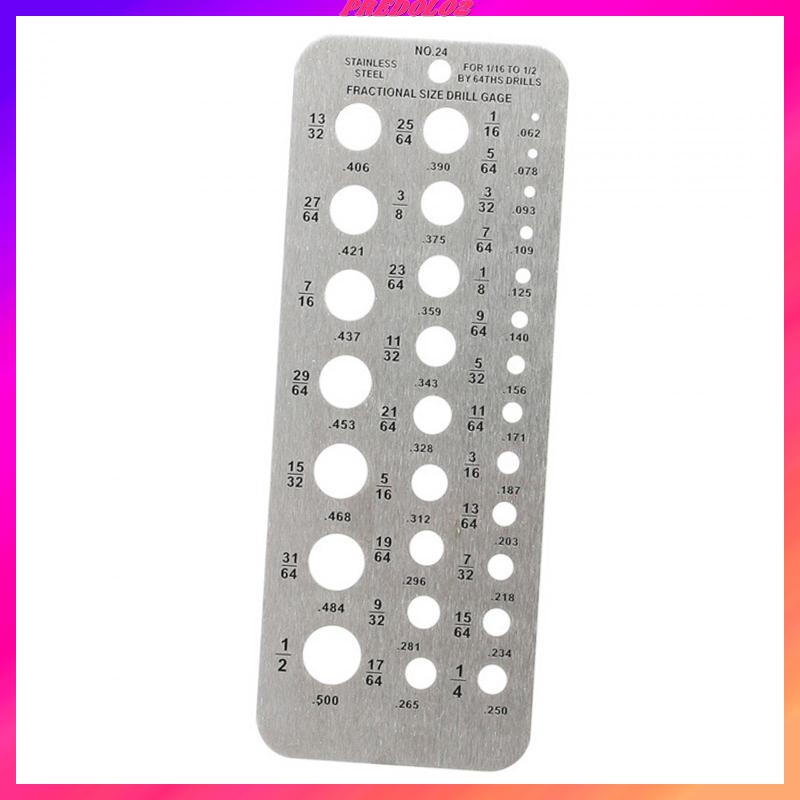 Thước Đo Kích Thước Mũi Khoan 1.59-12.7cm Chuyên Dụng