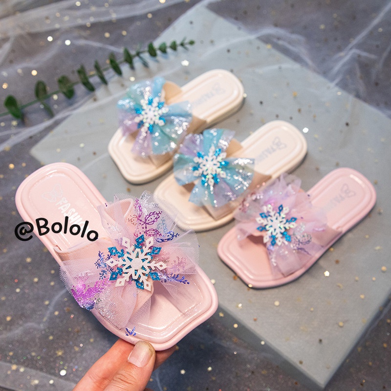 Bololo Dép Đi Trong Nhà Đế Mềm Chống Trượt Thoải Mái Thời Trang Cho Bé Gái