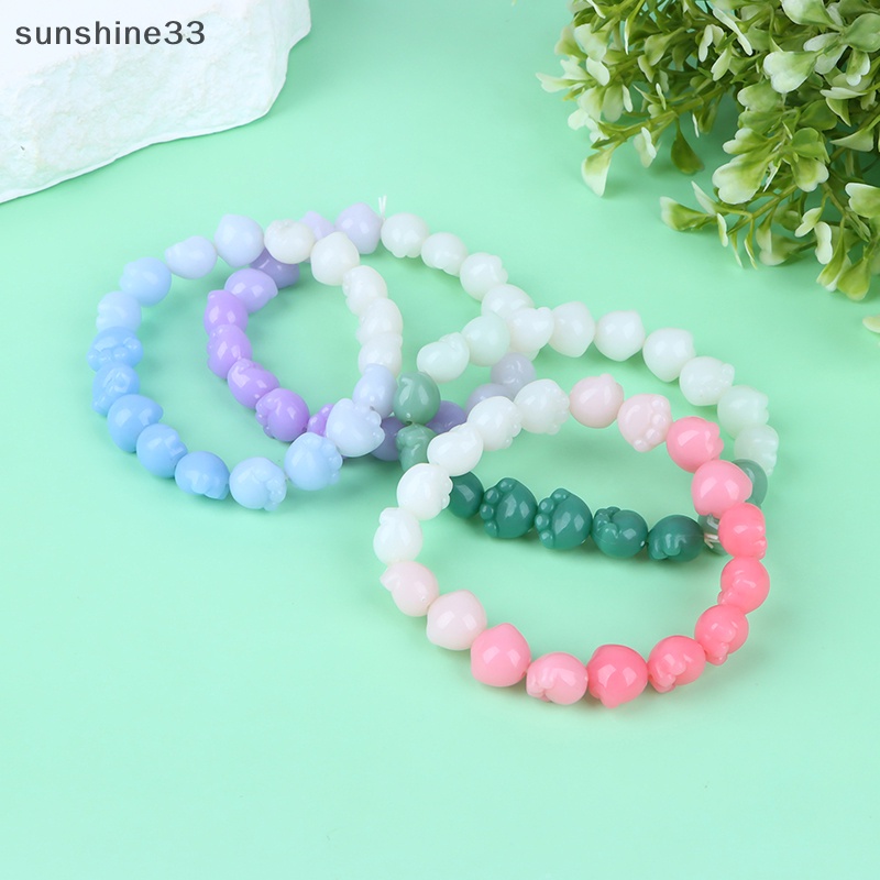 Su Gradual Vòng Tay Chuỗi Hạt Màu Sắc Thay Đổi Ngón Tay Mềm Mại Cho Nữ