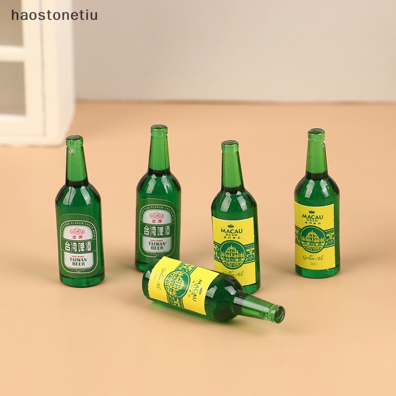 Mô Hình Xe Đẩy Chai Bia Mini Trang Trí Nhà Búp Bê Tỉ Lệ 1 / 12