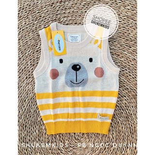 Áo gile len size to (2-6T) mềm đẹp bé