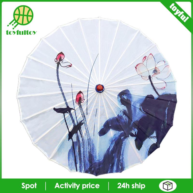 Dù Giấy Dầu 32 "Phong Cách Trung Hoa Cổ Điển Dùng Trang Trí Tiệc Cưới